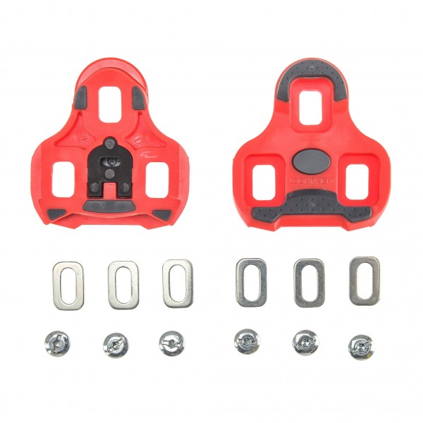 Kit Tacchette Pedali Look Keo Grip Rosso
