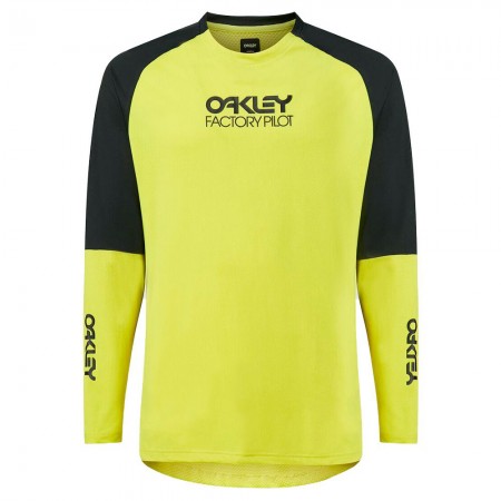 Maillot Oakley Factory Pilot MTB Ls (negro/azufre)