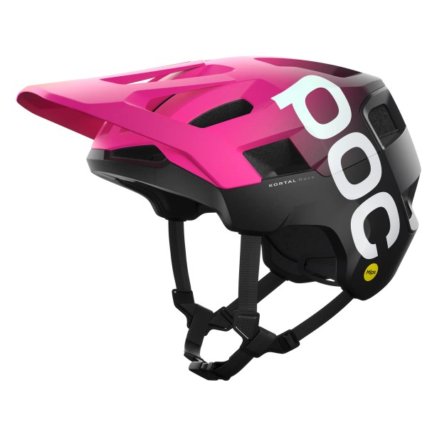 Poc Kortal Race Mips helmet (Fluorescent Pink/Uranium Black Matt)