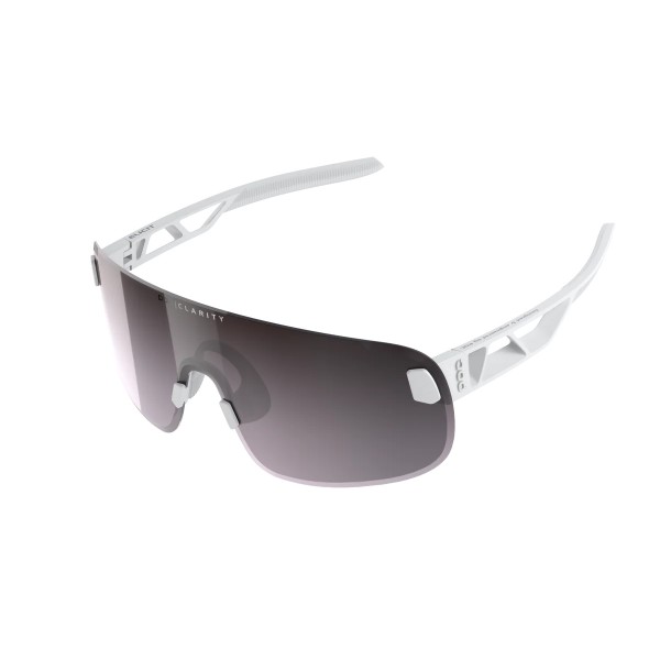 Gafas Poc Elicit Hydrogen White con lente VSI (violeta/espejo plateado)