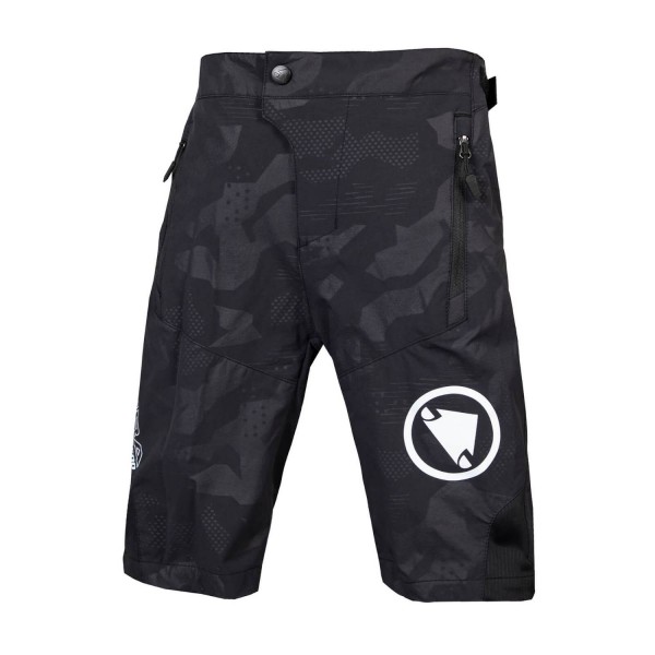 Pantalones cortos Endura Boy MT500JR Burner (camuflaje negro)