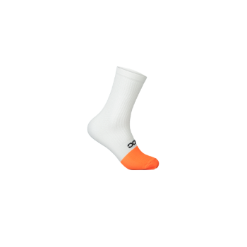 Calzini Poc Flair (Hydrogen White/Zink Orange)