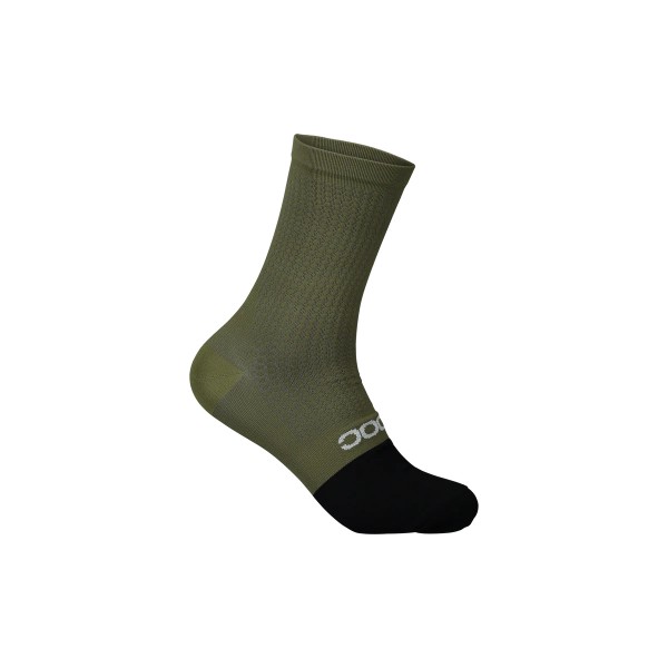 Calcetines Poc Flair Sock Mid (Epidote Green/Uranium Black)