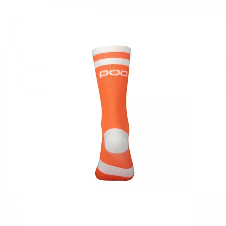 Calzini Poc Lure Mtb Sock Long (Zink Orange/Hydrogen White)