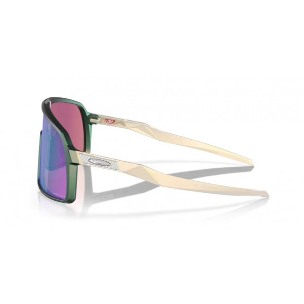Occhiali Oakley Sutro Matte Silver Green Colorshift w/ Prizm Road Jade