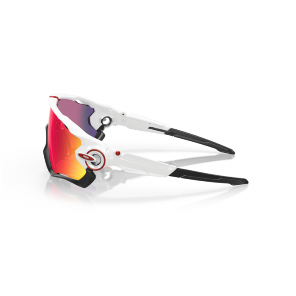 Occhiali Oakley Jawbreaker Polished White w/ Prizm Road