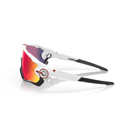 Occhiali Oakley Jawbreaker Polished White w/ Prizm Road