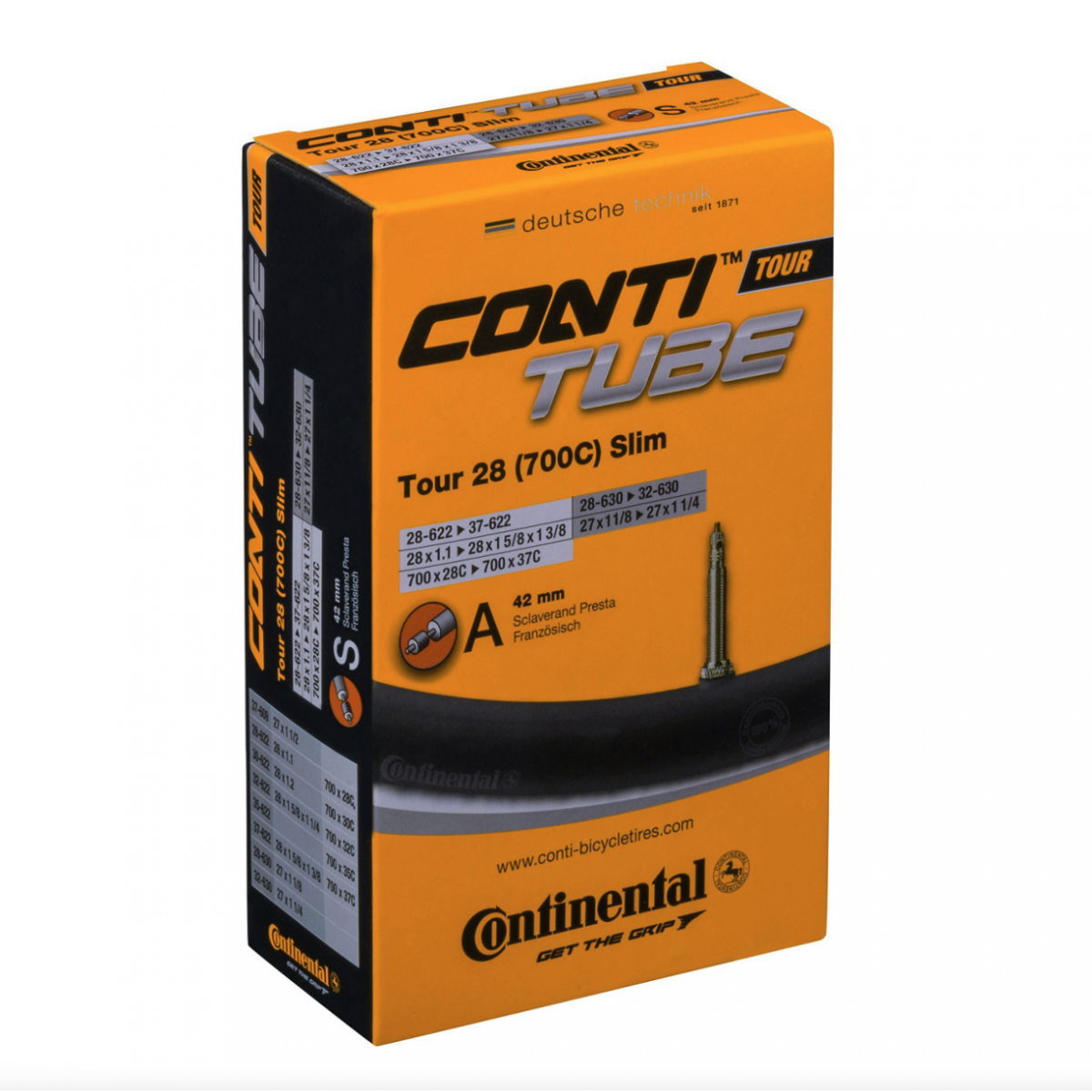 thumbnail image 2 of CONTINENTAL Tube Tour 28 Slim | 700c - Singapore 2 of 14