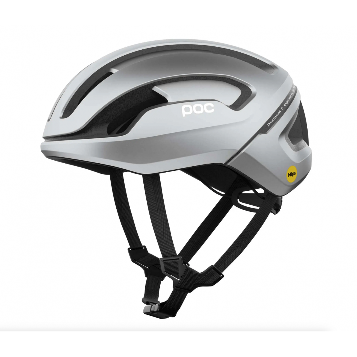Casque Route Giro Syntax MIPS Unisexe Blanc Mat/Argent - Taille XL 61-65cm