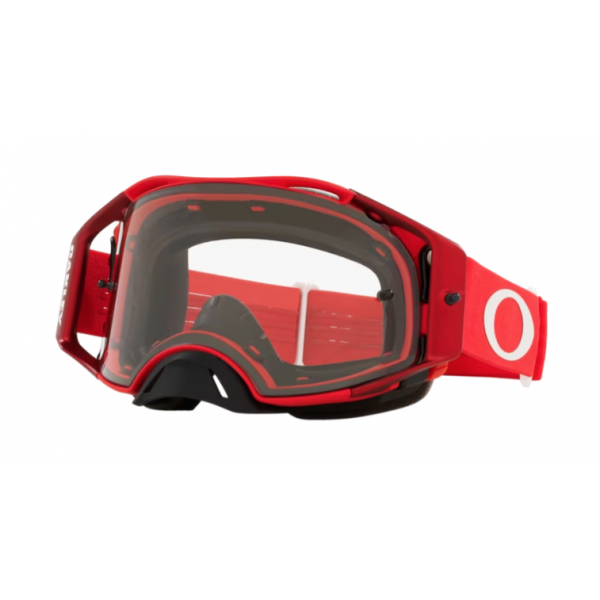 Oakley Airbrake Mx Moto Red w/ Clear Goggle