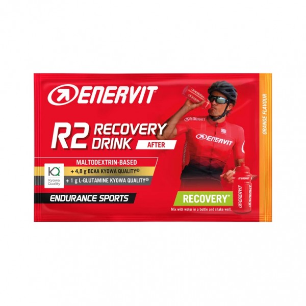 Enervit R2 Recovery Drink Pouches (Orange)