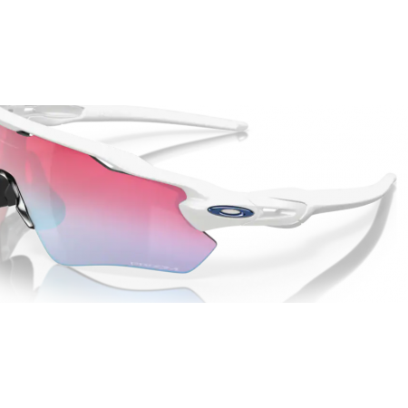 Oakley Radar Ev Path Blanc Poli avec Prizm Snow Sapphire