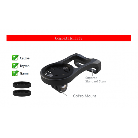 Support universel de montage sur tige pour ordinateur de cycle Enfitnix
