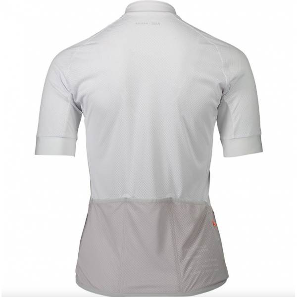 Maglia Poc Woman Essential Road Logo Jersey (Hydrogen White/Granite Grey)