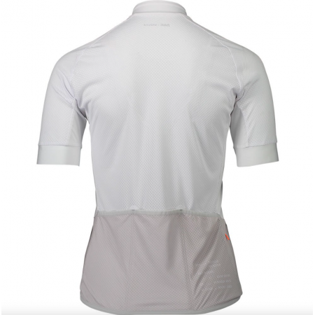Maillot Poc Woman Essential Road Logo (Blanc hydrogène/Gris granite)