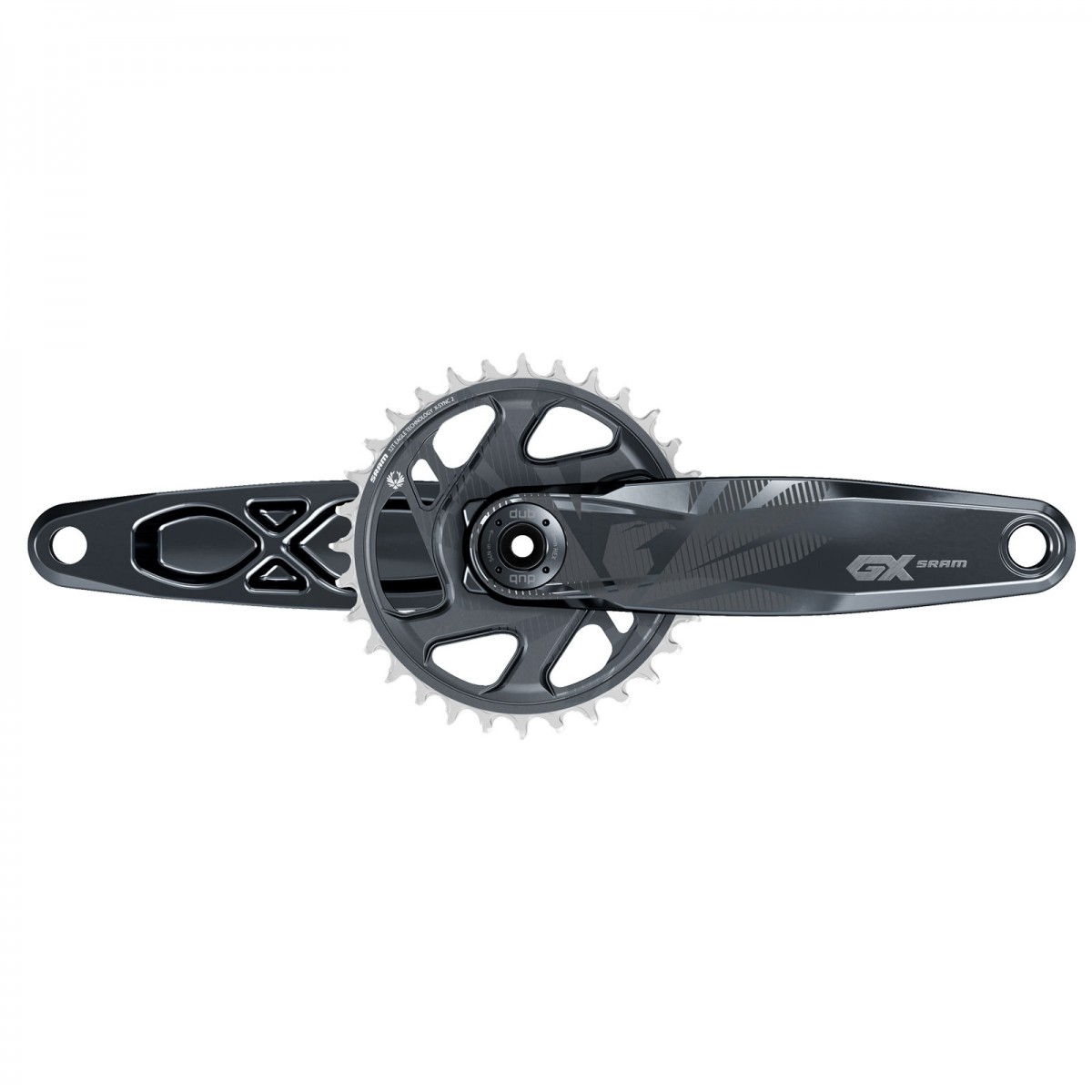 Guarnitura Sram Gx Eagle Dub 1x12 Velocità: Per Mountain Bike, Con Moltiplica 30T O 32T, Colore Grigio Lunare Componenti Bici SRAM Grigio Lunare Guarnitura Sram Gx Eagle Dub 1x12 Velocità: Per Mountain Bike, Con Moltiplica 30T O 32T, Colore Grigio Lunare Componenti Bici SRAM Grigio Lunare