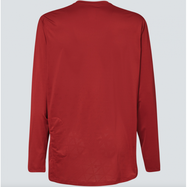Maillot Oakley Berm LS (rouge fer)