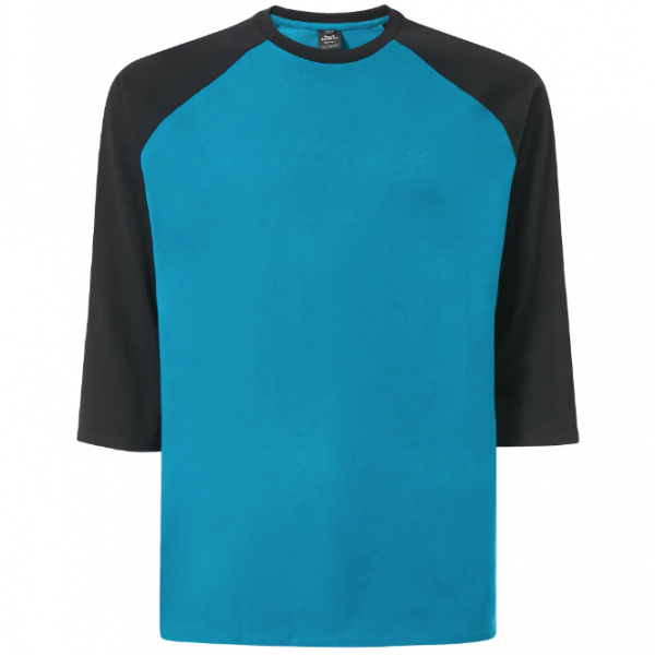 Camiseta Oakley Relax Raglan 3/4 (Azul Aurora)