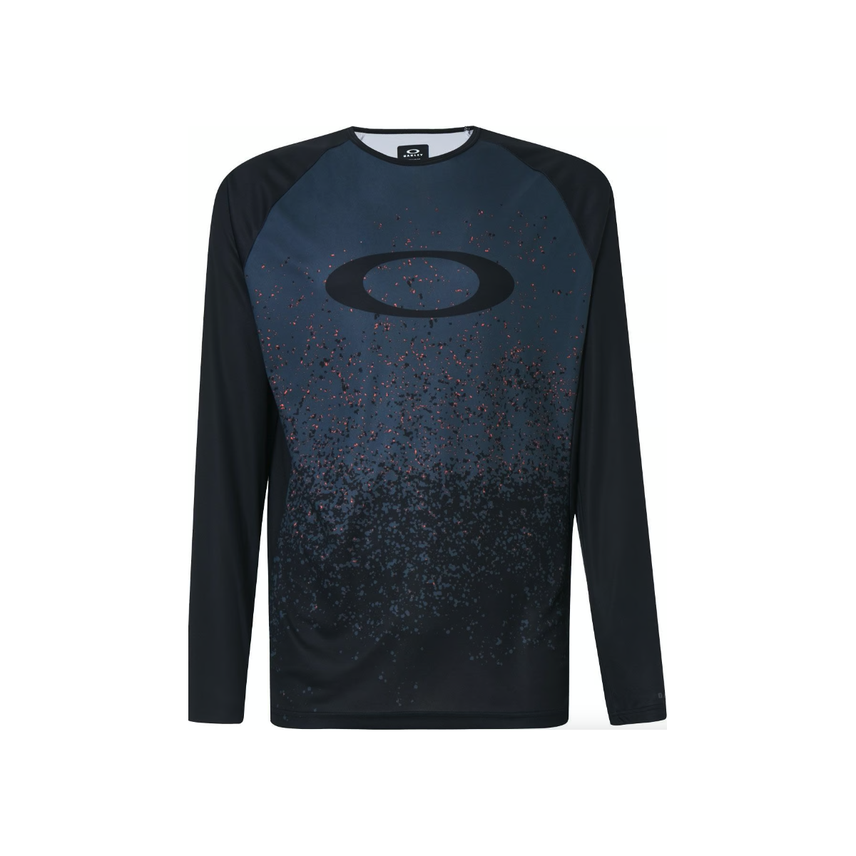 Oakley MTB LS Tech Tee Jersey Grey Pixel Print