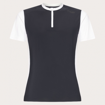 Maglia Oakley Point To Point 1/4 Zip Jersey (Black/White)