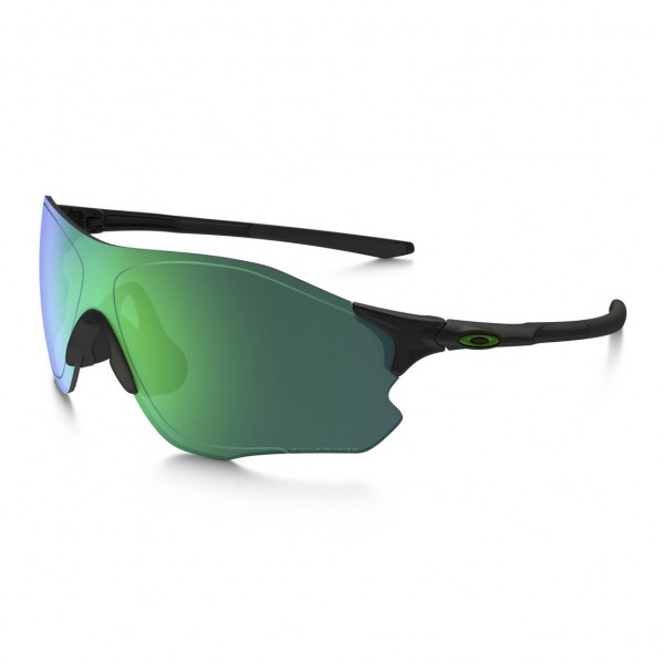 Oakley Evzero Path negro pulido con gafas polarizadas Jade Iridium