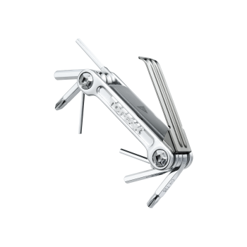 Chiave Multiuso Topeak Mini 9 Pro Silver Con Custodia