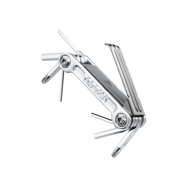 Chiave Multiuso Topeak Mini 9 Pro Silver Con Custodia