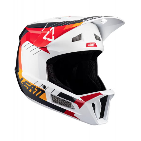 Leatt MTB Gravity 2.0 2024 Helmet (White/Red)