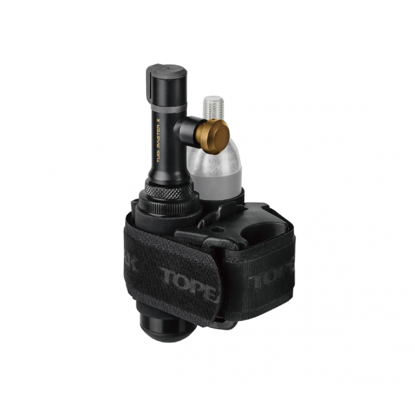 Topeak Kit Utensili Tubi Master X Per Coperture Tubeless Con Cinturino In Velcro