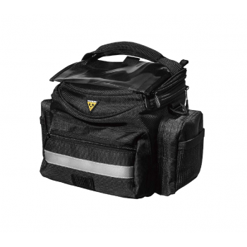 Topeak Borsa Al Manubrio Tourguide HandleBar Bag (5 L) Con Attacco Fixer 8E QuickClick Compatibile Con E-Bike