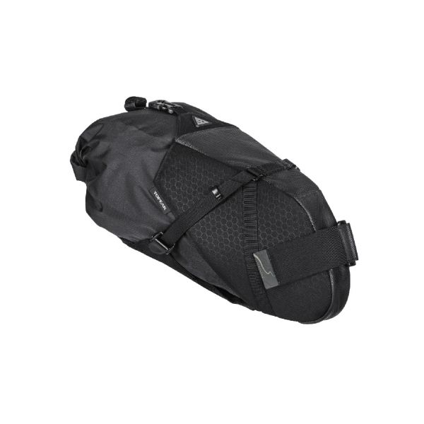 Topeak BackLoader X Saddle Bag (10 L) Waterproof with Velcro Straps (Black)