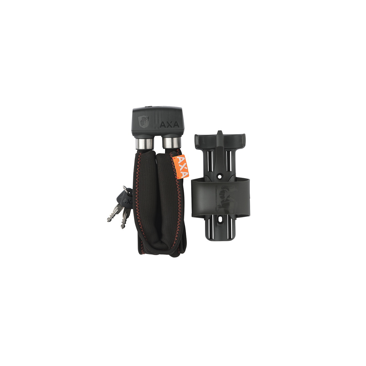 Cadenas Abus Velo Cadenas Pliable AXA FLC 600 - Antivol Vélo 95cm Noir 2 Clés Cadenas Pliable Vélo