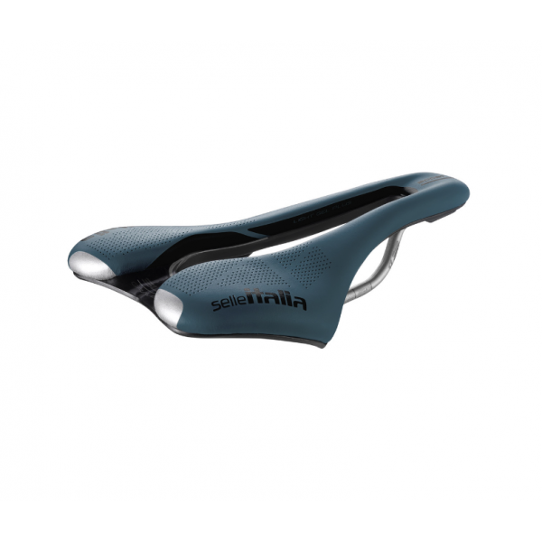 Selle Italia Sella SLR Boost Gravel TI 316 Superflow (Granito Blu)