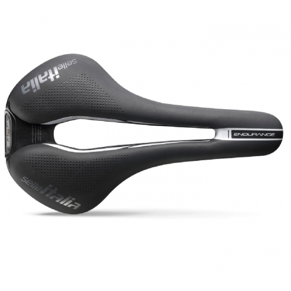 Selle De Vélo Selle Italia FLITE TI 316 Flow - Légère, Forme Plate, Cadre TI 316, Rembourrage Gel - Taille L2