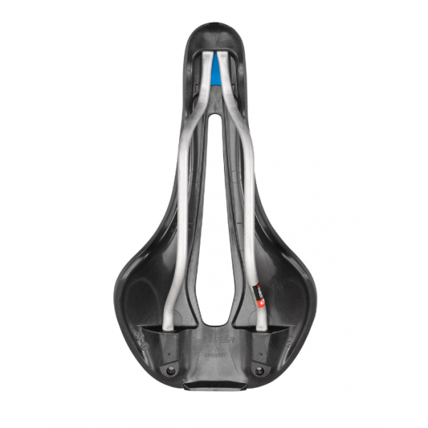 Sella Selle Italia LADY Path Gel Flow - Per Donne, In Gel, Foro Centrale, Telaio FEC Alloy, Inserti Riflettenti - Per Trekking, Strada, E-bike