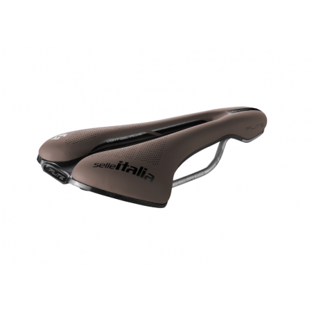 Selle Italia Flite Boost Gravel Saddle TI 316 Superflow (Mud Brown)