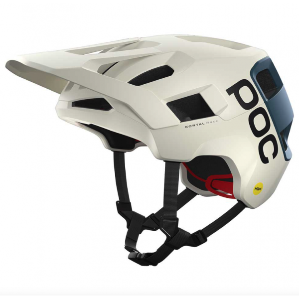 Poc Kortal Race Mips Helmet (Selentine Off-White/Calcite Blue Matt)
