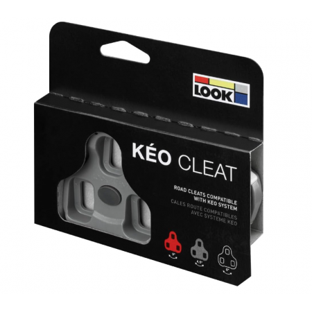 Kit Tacchette Pedali Look Keo Grip Grigio 4,5°