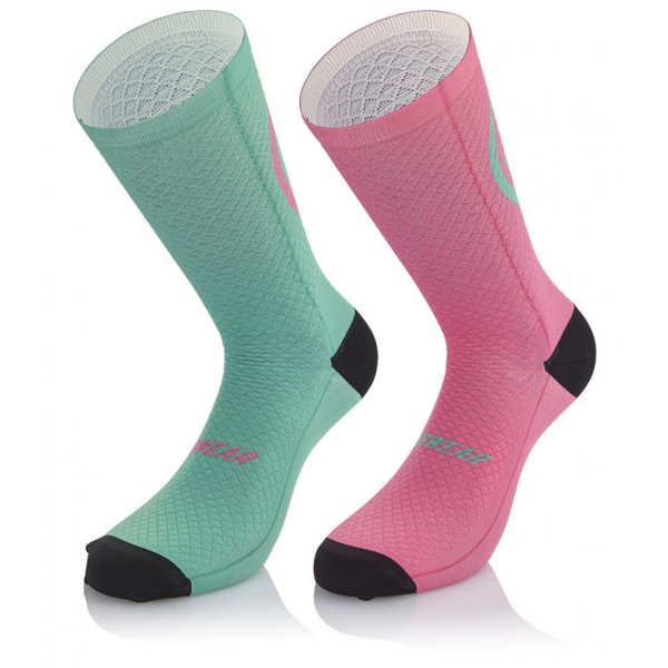 Calzino MB Wear Smile Emotions H20 (Rosa/Verde Acqua)