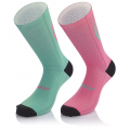 Calzino MB Wear Smile Emotions H20 (Rosa/Verde Acqua)