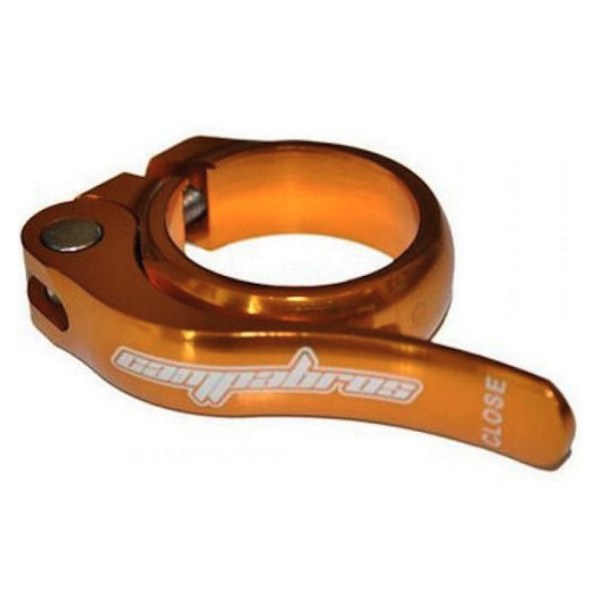 Campabros Collarino Reggisella C/Bloccaggio 35mm Anodizzato Oro
