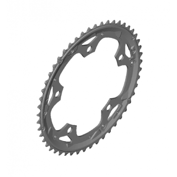 Shimano Sora R3030 Corona Esterna 50 Denti 9 Velocità - BCD 110mm Asimmetrico, Alluminio Nero Per Trasmissione Bici