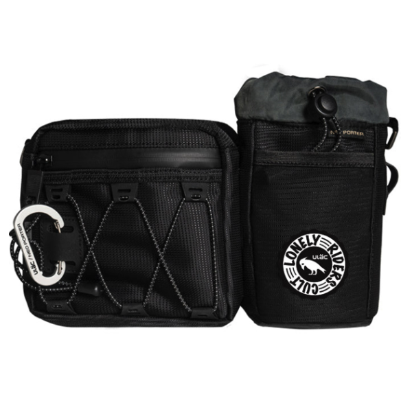 Ulac Borsello doppio al manubrio Krosstrek (3,3 L) (Black)