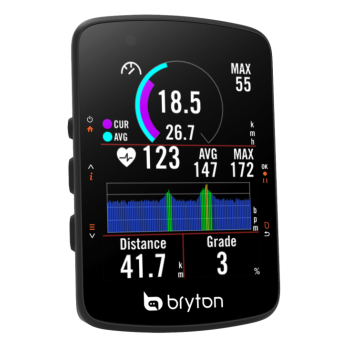 Bryton Ciclocomputer Rider 550D Con CAD e HRM 2