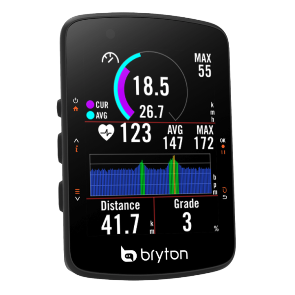 Bryton Ciclocomputer Rider 550D Con CAD e HRM