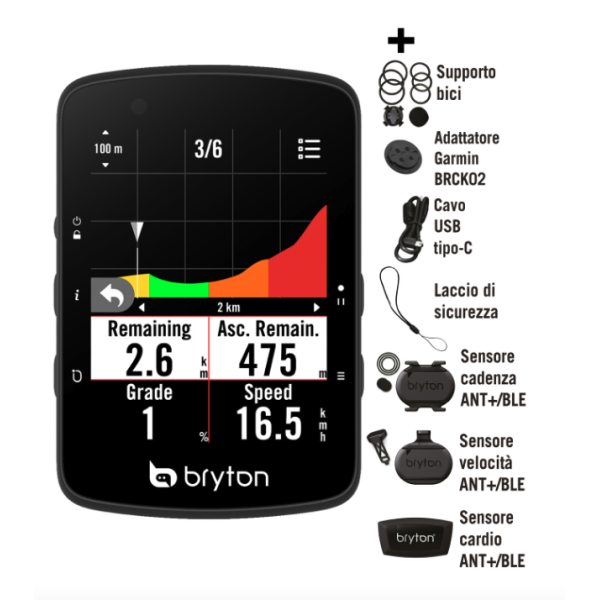 Bryton Ciclocomputer Rider 650T Con...