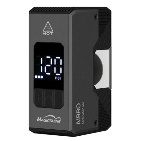 Magicshine Minipompa Elettrica Airro Con Manometro Digitale Integrato 8 Bar / 120 PSI