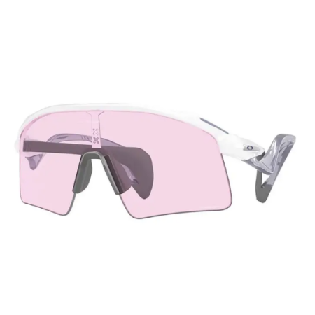 Occhiali Oakley Stunt Wing Polished White w/ Prizm Low Light