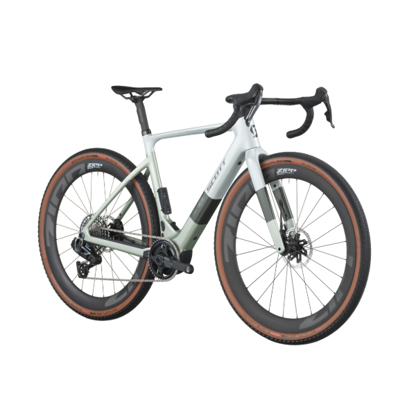 E-Bike Scott Solace Gravel 10 2026 (Pale Green/Beluga Grey)
