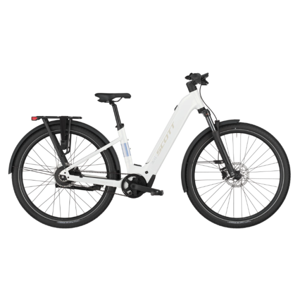 E-Bike Scott Sub 10 Belt Wave (Bianco)